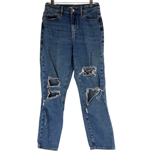 Pacsun Women's Cotton Distressed Mom Jeans Size 25 - Picture 1 of 9